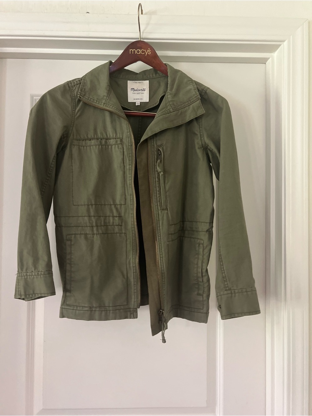Madewell Military-Inspired Olive Jacket